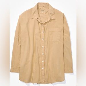 American Eagle Go Big Oversized Buttondown small